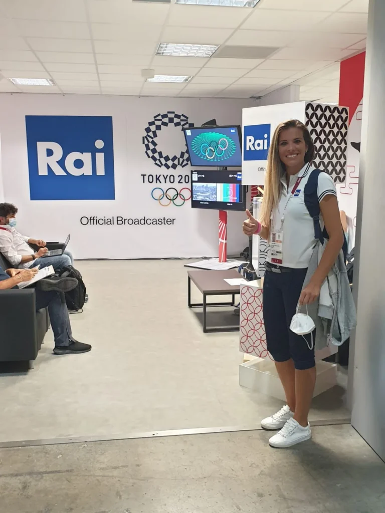 Giulia Pisani alle olimpiadi di Tokio