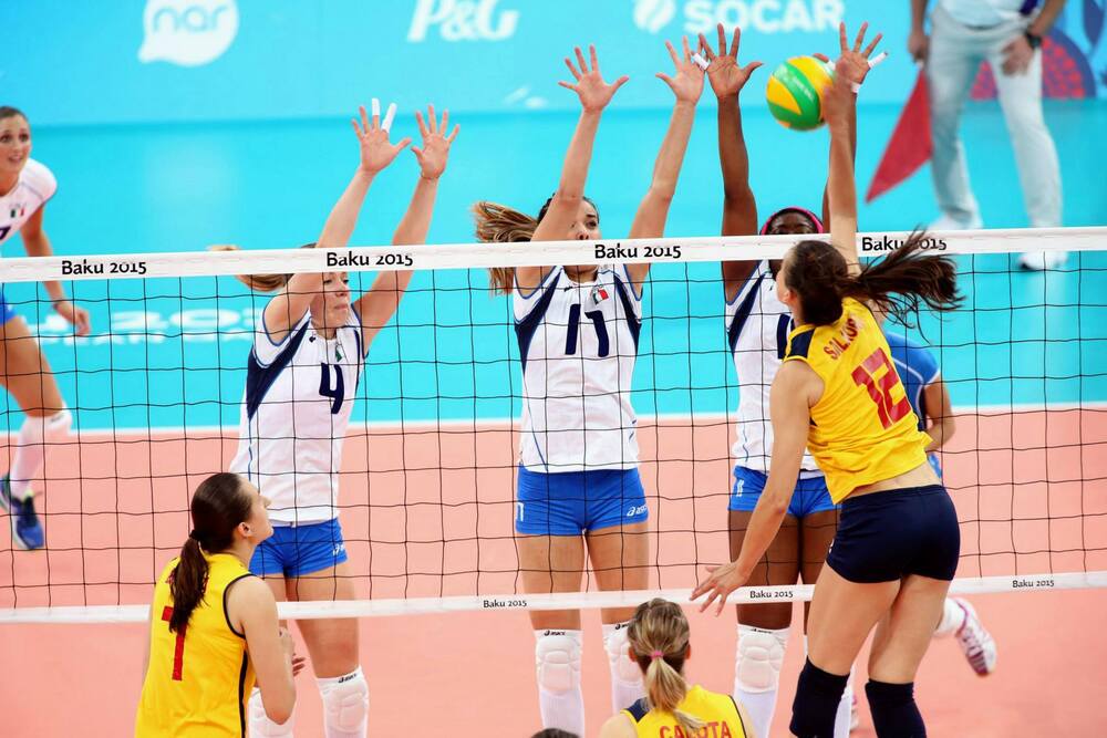 La pallavolo Baku Giulia Pisani in nazionale