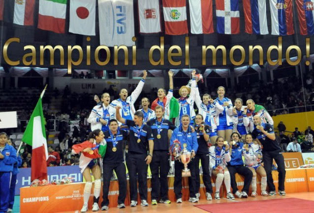 La pallavolo : Giulia Pisani campione del mondo